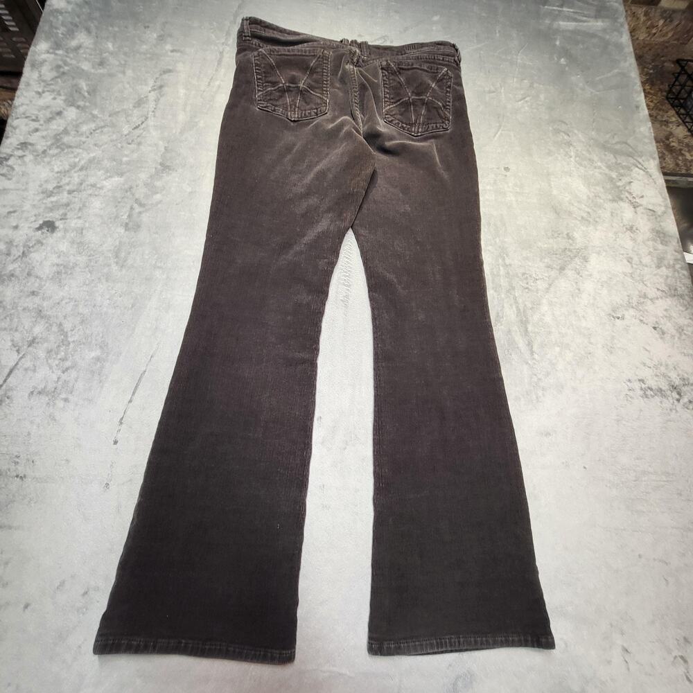 KUT From The Kloth Pants Womens 12 Brown Flared Corduroy Chino Stretch - Picture 9 of 10